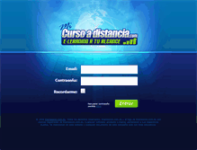 Tablet Screenshot of micursoadistancia.com